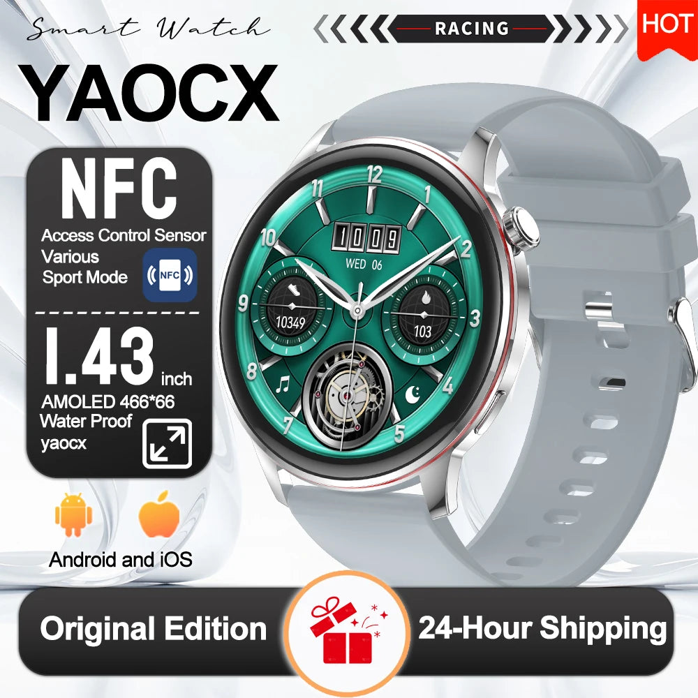 Active Smart Fit Voice Watch — Voice Assistant, BT Call, Music & Multi-Menu