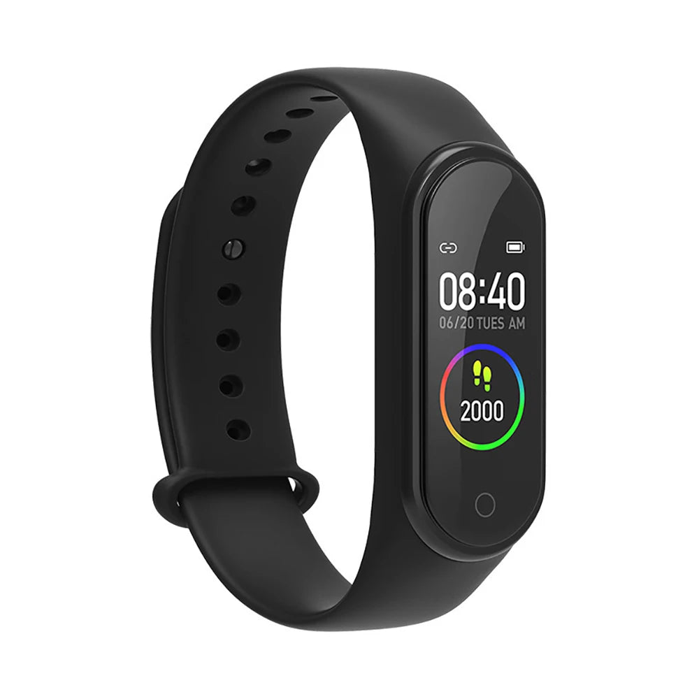 Active Smart Fit M4 Sport Band — Blood Pressure, Heart Rate & IP65 Waterproof