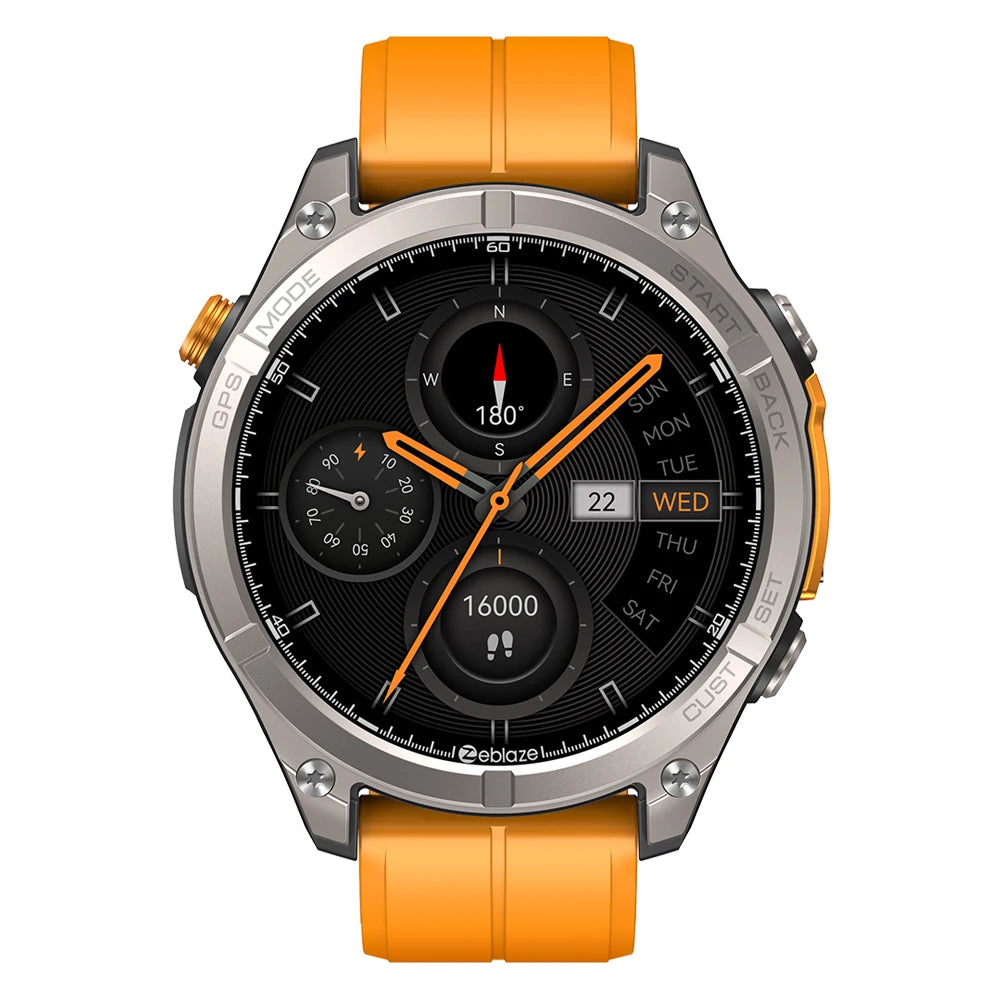 Active Smart Fit Zeblaze Stratos 4 — GPS, Compass, Altimeter, Flashlight & BT Call