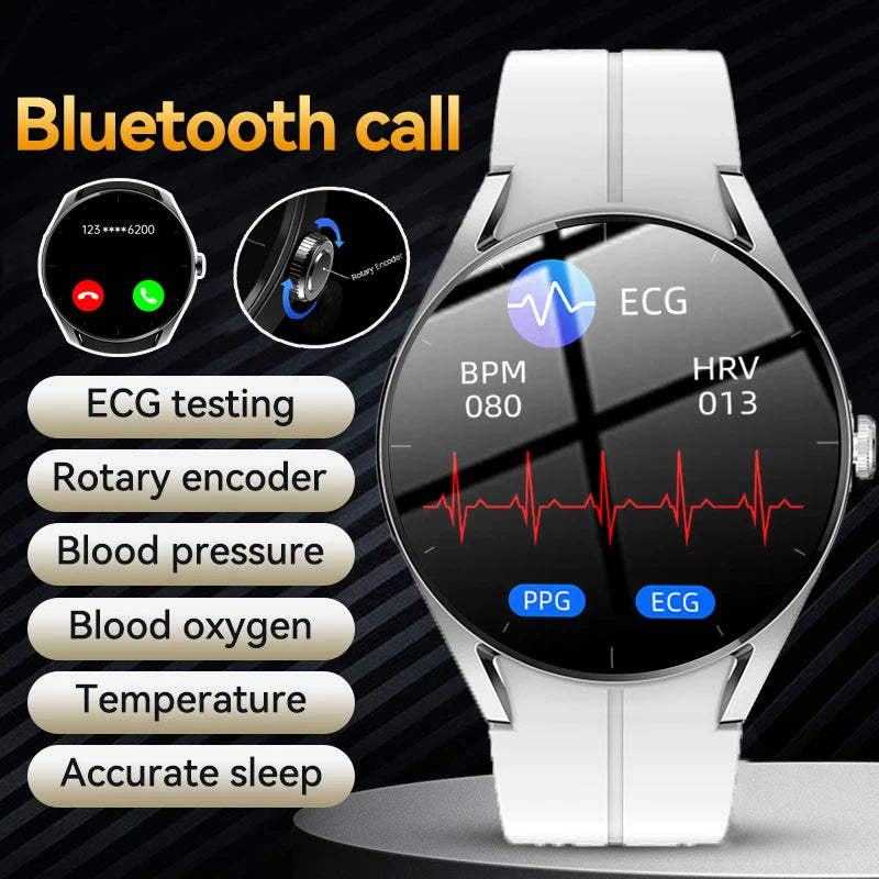 New Health Smart Watch ECG+PPG Heart Rate Blood Oxygen Blood Pressure Monitoring Bluetooth Call IP68 Men And Women Smartwatches