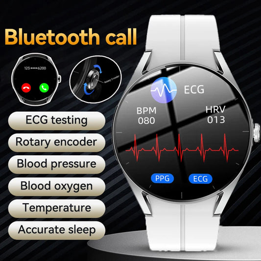New Health Smart Watch ECG+PPG Heart Rate Blood Oxygen Blood Pressure Monitoring Bluetooth Call IP68 Men And Women Smartwatches