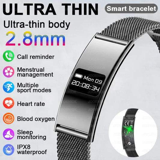 Active Smart Fit Health Band — Heart Rate, Sleep Monitor, Waterproof & Sports Tracker