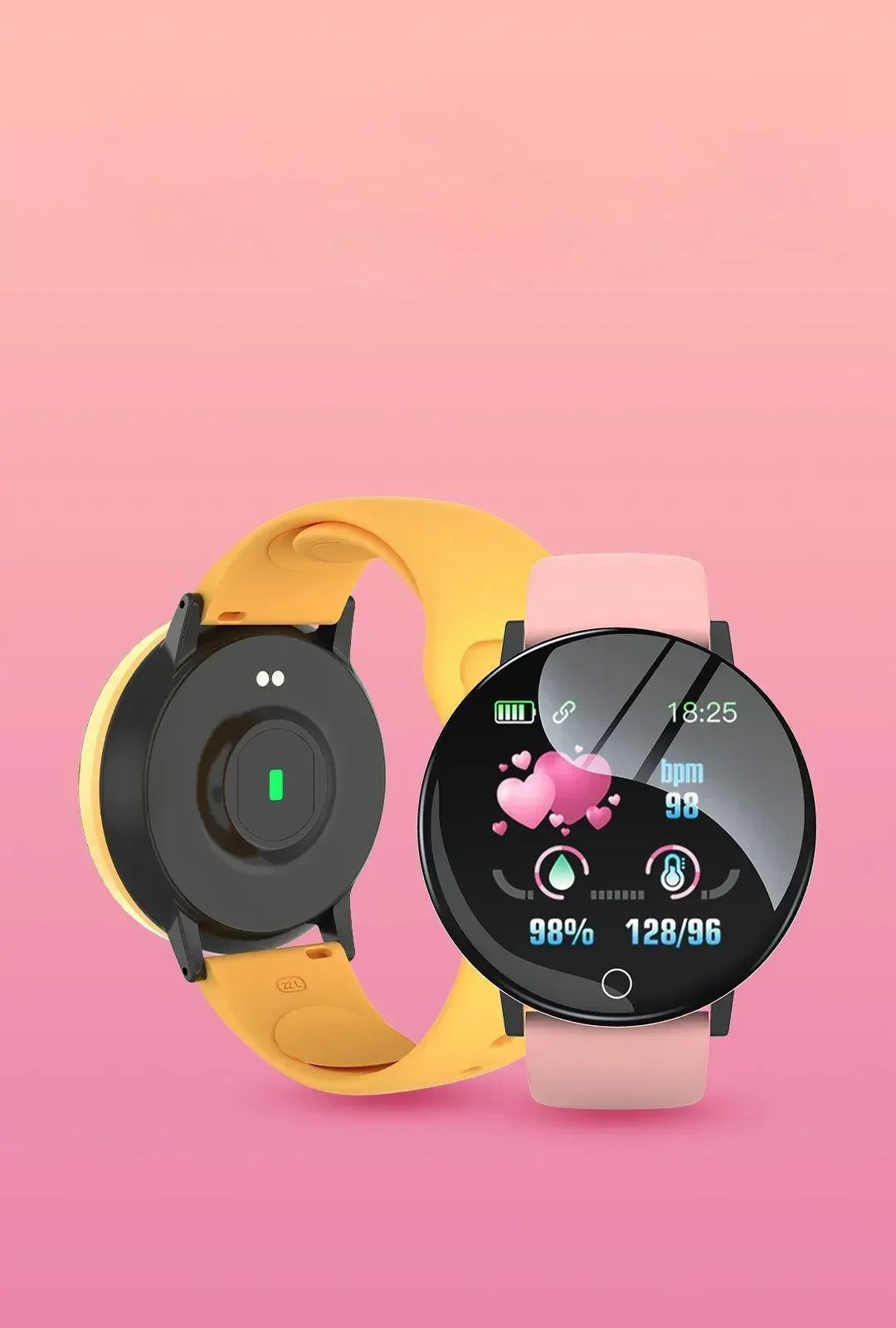 Active Smart Fit Women's Fitness Watch — Heart Rate, Sleep & Activity Tracker