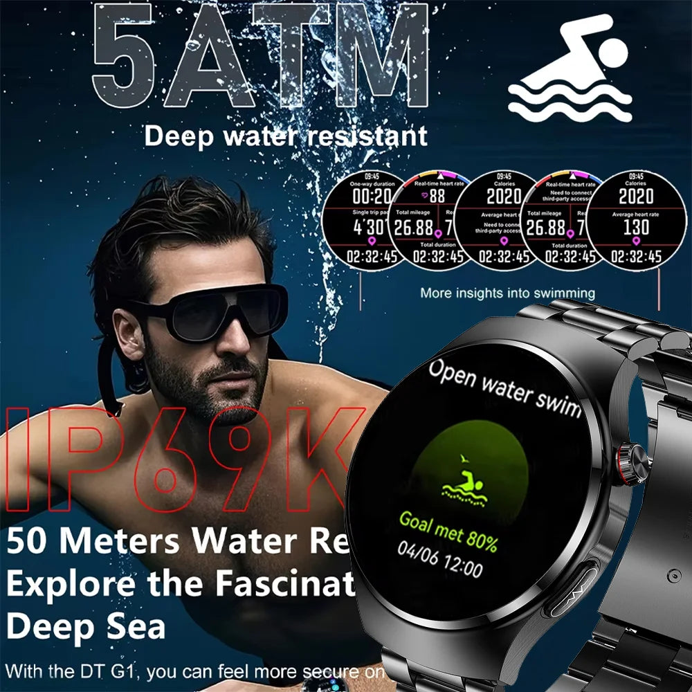 New ECG+PPG Health Traker Smart Watch Blood Lipids Uric Acid Clock Blood pressure wireless Call Body Monitoring smartwatch