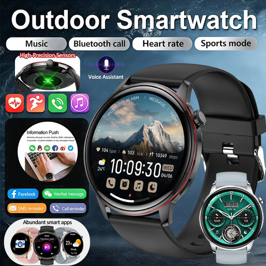Active Smart Fit Voice Watch — Voice Assistant, BT Call, Music & Multi-Menu