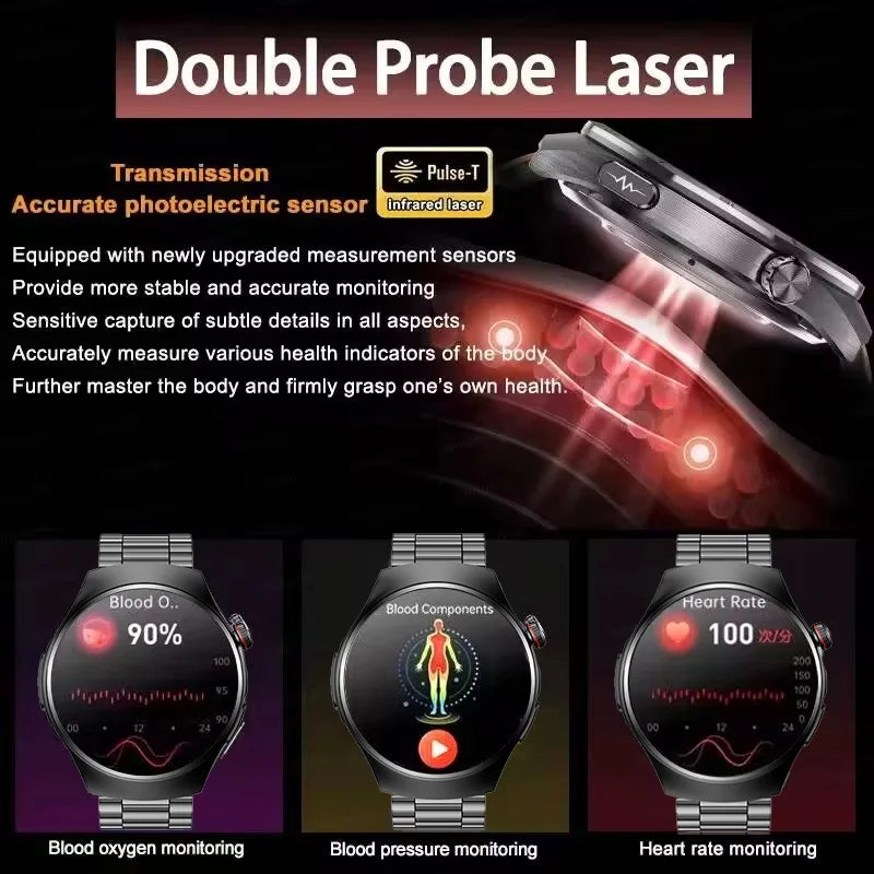 New ECG+PPG Health Traker Smart Watch Blood Lipids Uric Acid Clock Blood pressure wireless Call Body Monitoring smartwatch
