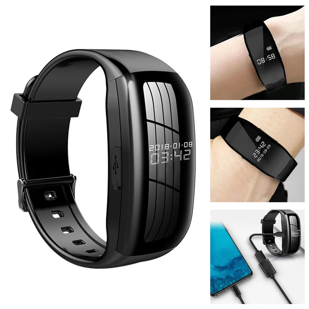 Active Smart Fit Cam Watch — Photo, Video & Voice Recording