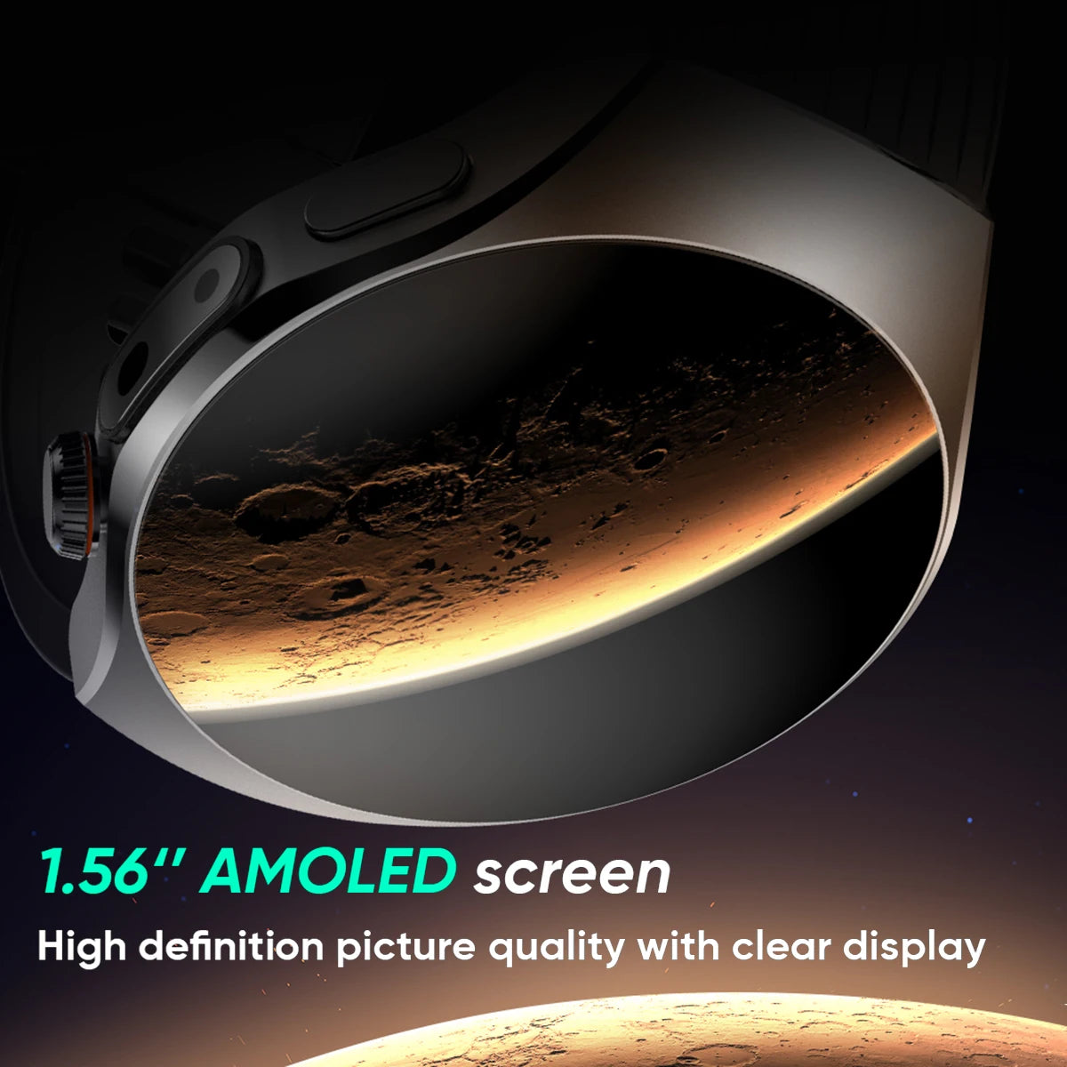 ECG Smartwatch VWAR Watch 5 1.56" AMOLED Uric Acid Blood lipids Blood Oxygen Smart Watch Men LED Flashlight for Android IOS