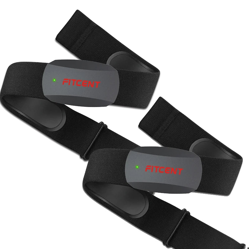 Heart Rate Monitor Chest Strap Bluetooth 5.0 ANT+ IP67 Waterproof Heart Rate Sensor Belt Real-Time Heart Rate Data and Runninng