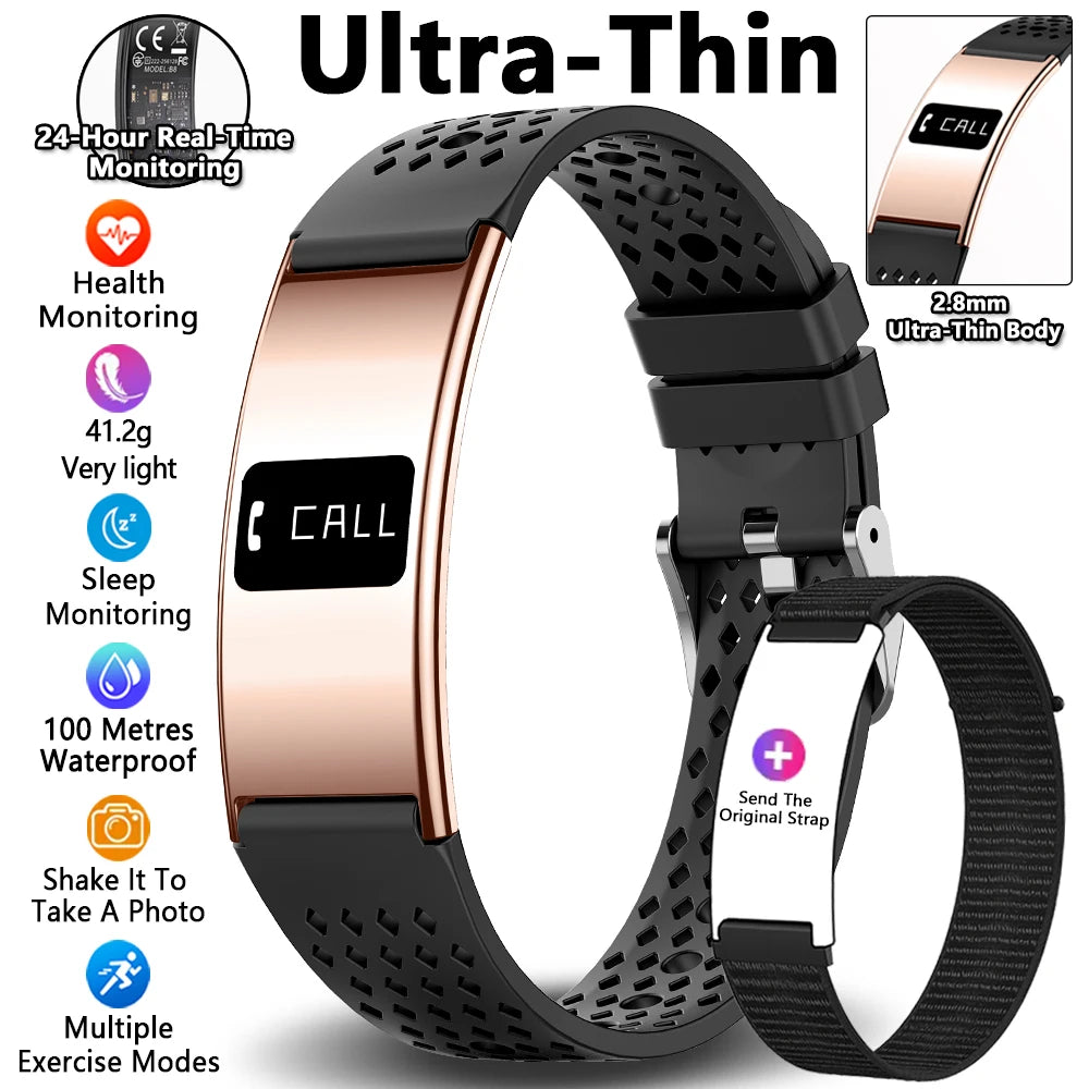 Active Smart Fit Health Band — Heart Rate, Sleep Monitor, Waterproof & Sports Tracker
