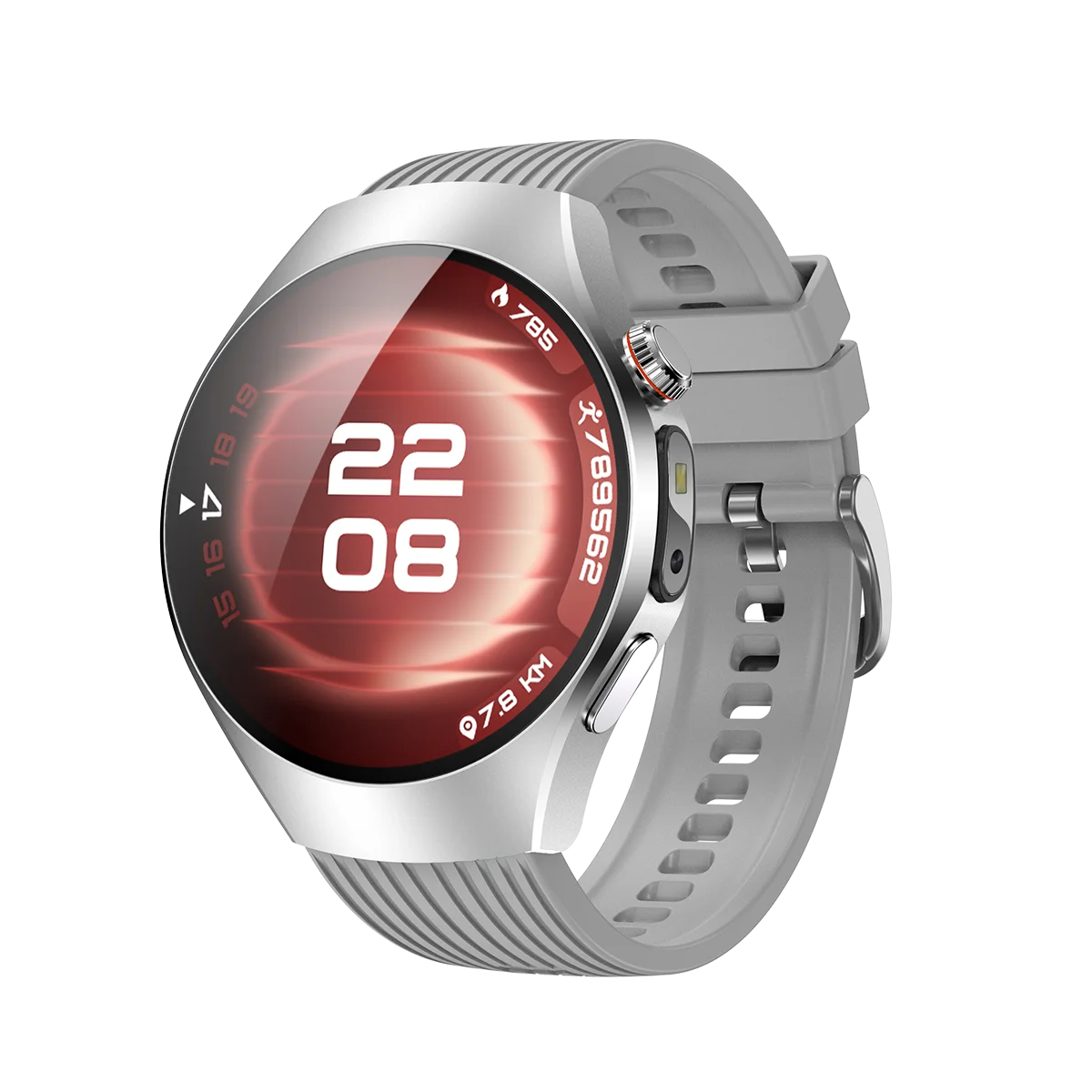ECG Smartwatch VWAR Watch 5 1.56" AMOLED Uric Acid Blood lipids Blood Oxygen Smart Watch Men LED Flashlight for Android IOS