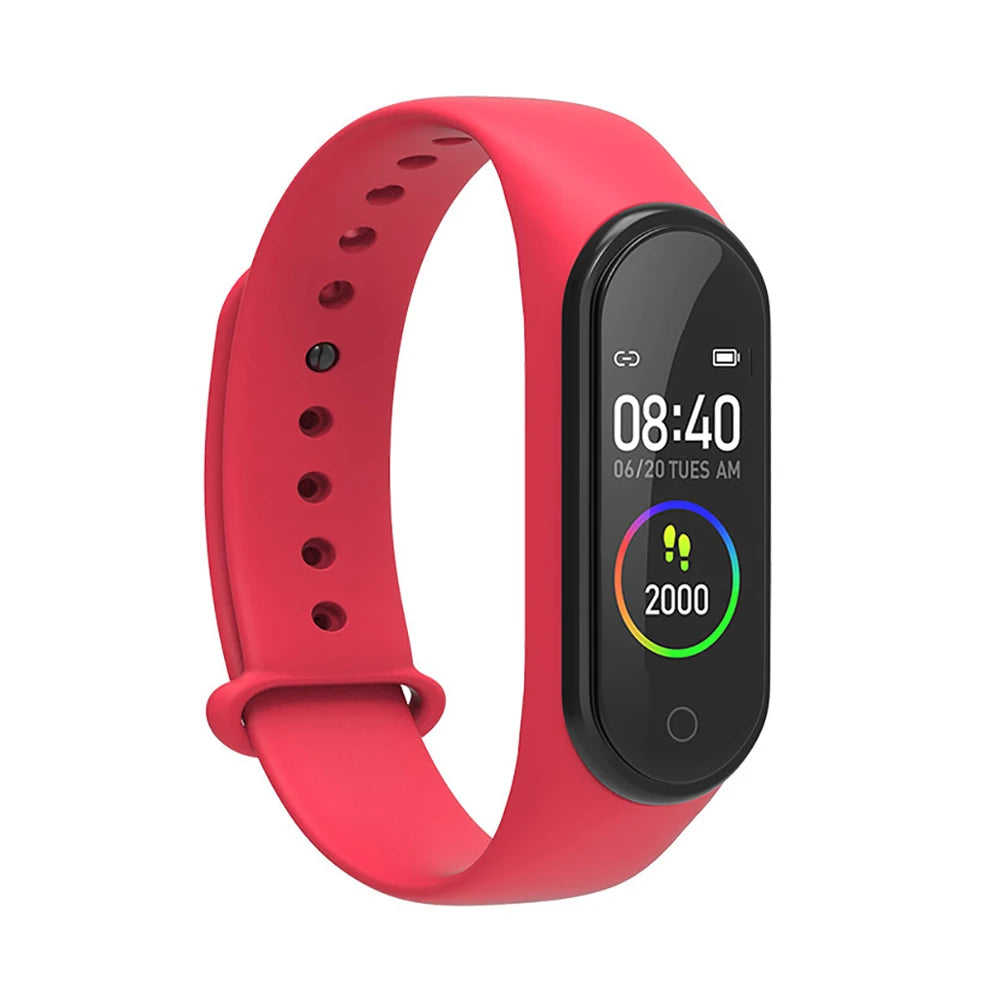 Active Smart Fit M4 Sport Band — Blood Pressure, Heart Rate & IP65 Waterproof