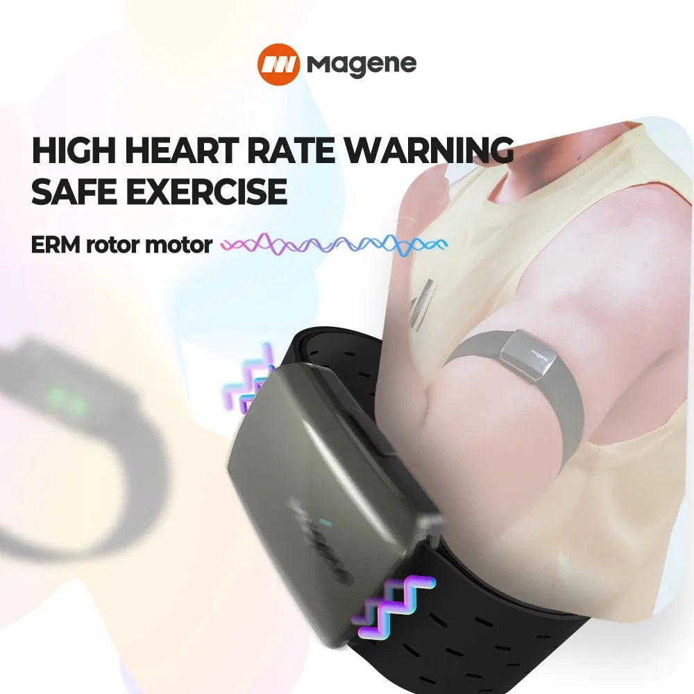 Magene H803 Heart Rate Armband Monitor Dual Mode Bluetooth ANT H803 Sensor Arm Wrist Strap Fitness Heart Tracker Health Exercise
