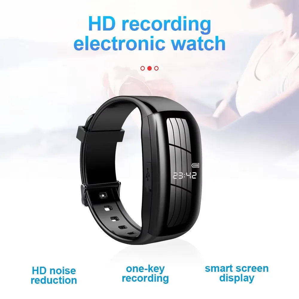 Active Smart Fit Cam Watch — Photo, Video & Voice Recording