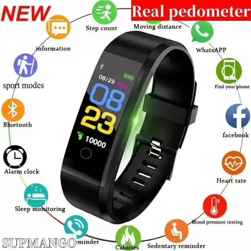 Real-Time Heart Rate Smart Watch — Sports & Fitness Tracker