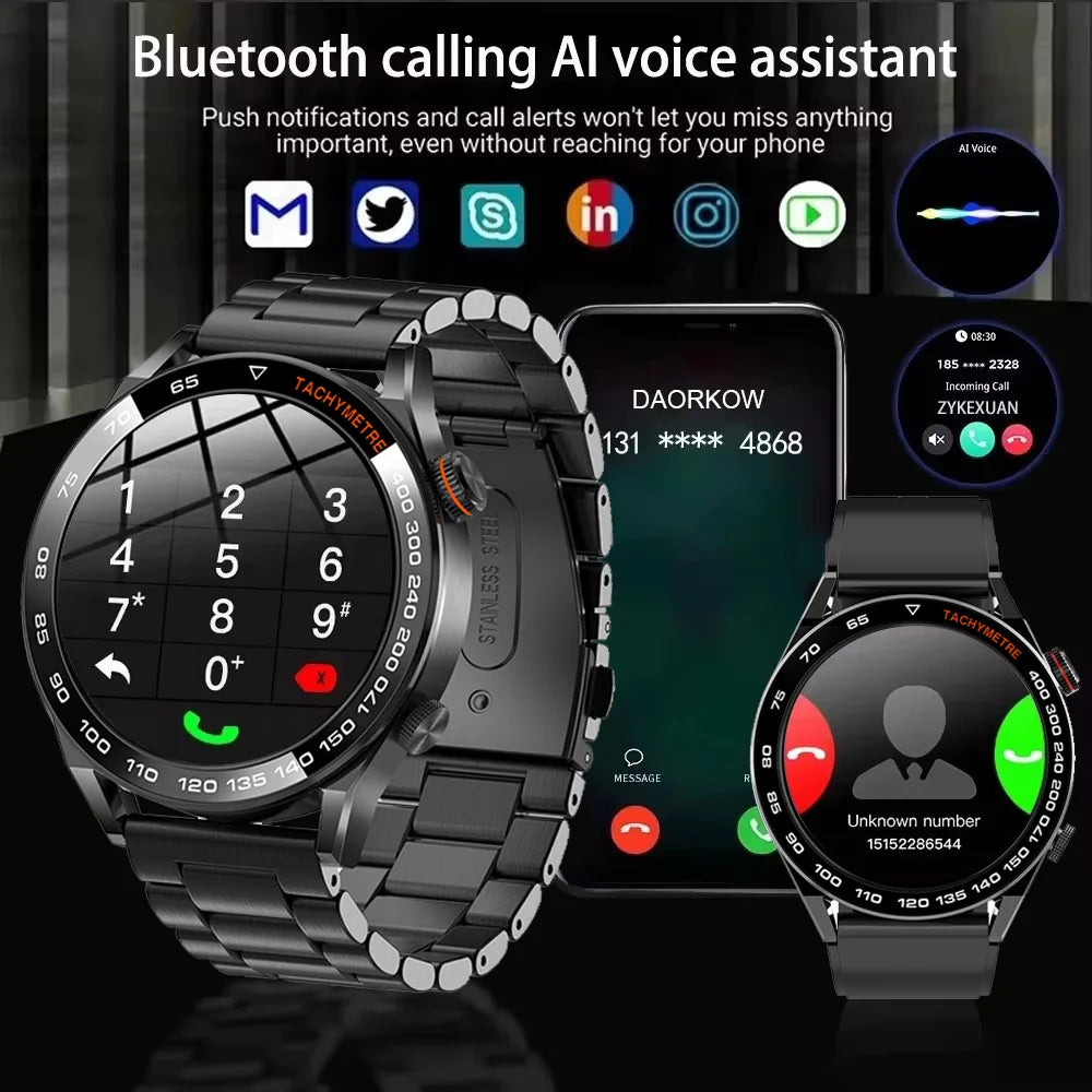 Active Smart Fit Outdoor Pro Watch — GPS, HD Screen, BT Call, IP68 & Large Battery