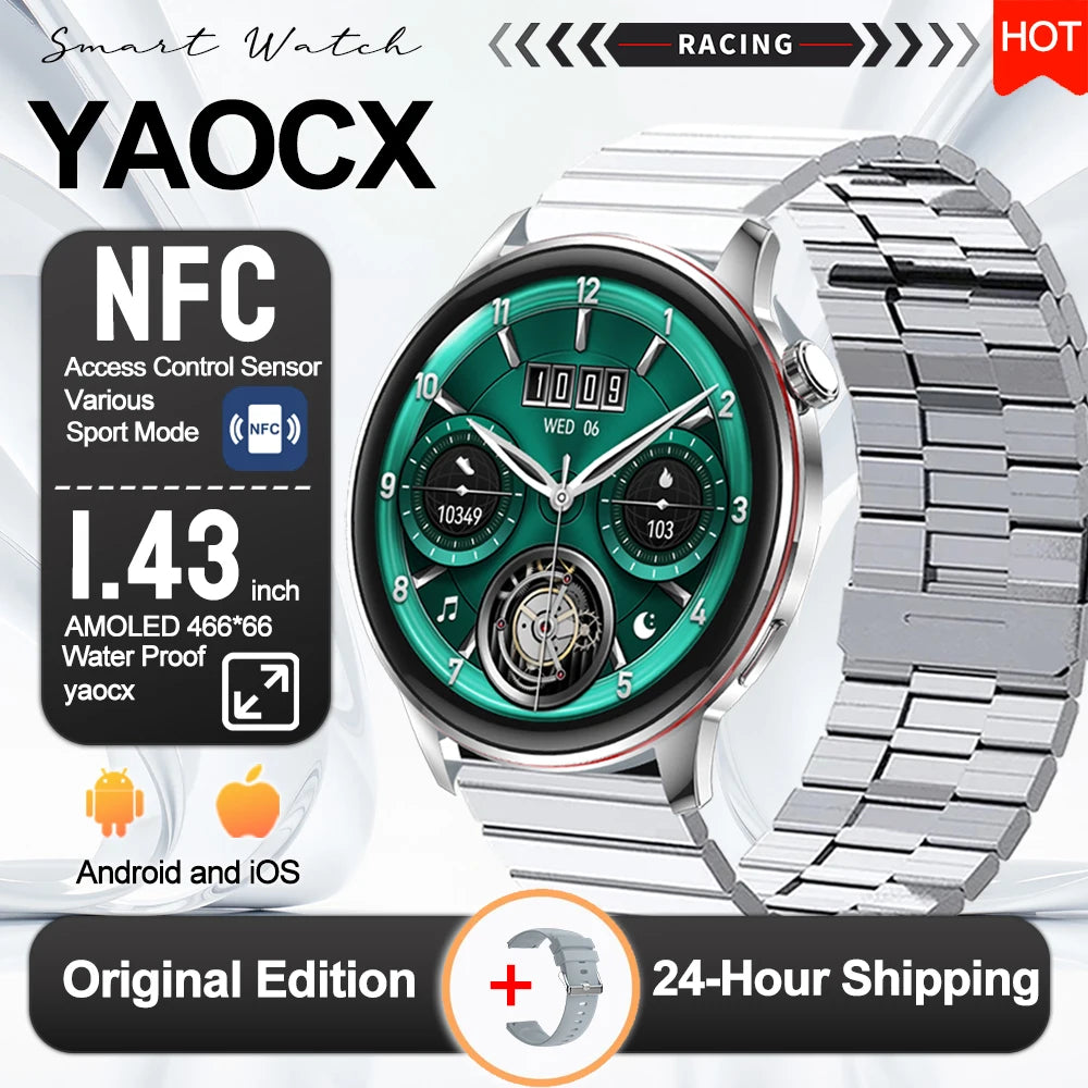 Active Smart Fit Voice Watch — Voice Assistant, BT Call, Music & Multi-Menu