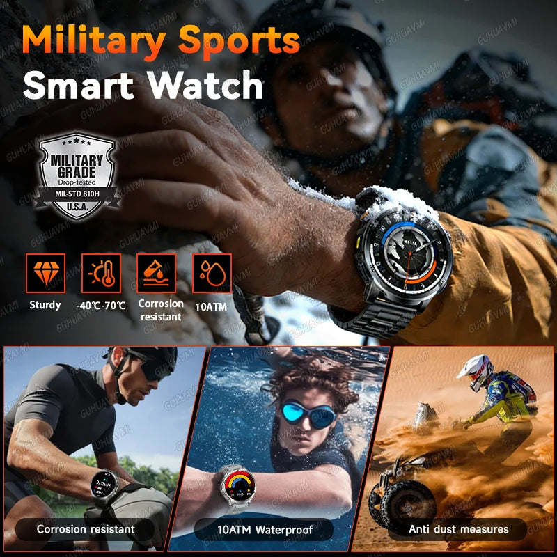 Active Smart Fit Pulse Watch — 1.85" Full Touch, Bluetooth Call & Fitness Tracker