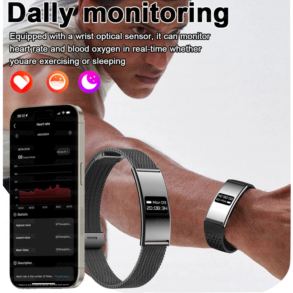 Active Smart Fit Health Band — Heart Rate, Sleep Monitor, Waterproof & Sports Tracker