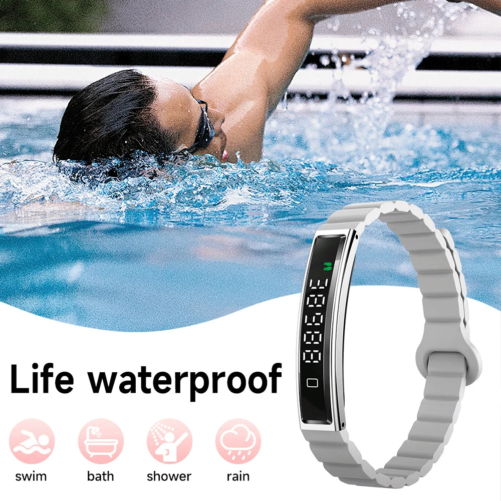 Active Smart Fit B3 Ultra Slim Band — Heart Rate, Blood Oxygen, Waterproof & Swimming