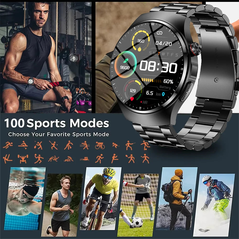 New ECG+PPG Health Traker Smart Watch Blood Lipids Uric Acid Clock Blood pressure wireless Call Body Monitoring smartwatch