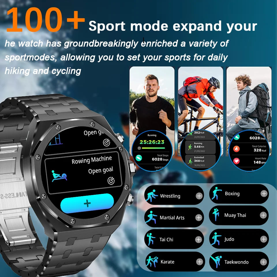 Active Smart Fit Outdoor Pro 6 — AMOLED HD, 100+ Sport Modes & IP68 Waterproof
