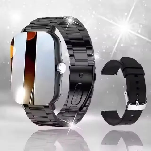 Active Smart Fit Touch Sport Watch — Bluetooth Call, Fitness Tracker & Digital Smartwatch