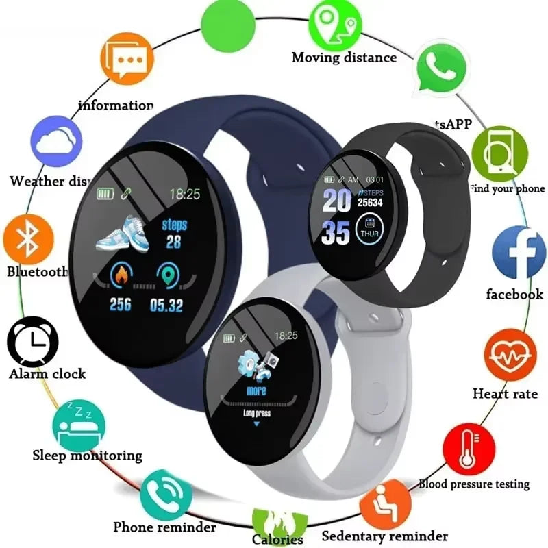 Active Smart Fit Women's Fitness Watch — Heart Rate, Sleep & Activity Tracker