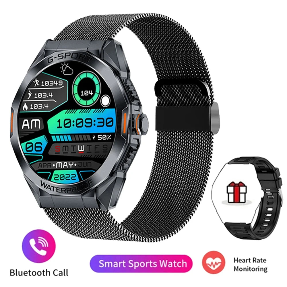 Active Smart Fit All-Day Watch — Heart Rate, BT Call, IP68 & 100+ Sport Modes