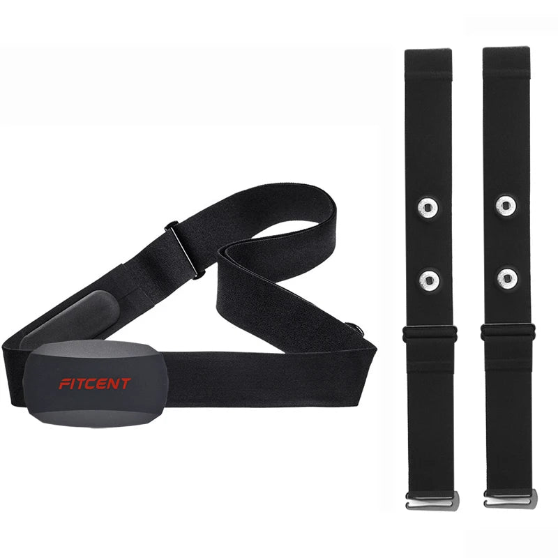 Heart Rate Monitor Chest Strap Bluetooth 5.0 ANT+ IP67 Waterproof Heart Rate Sensor Belt Real-Time Heart Rate Data and Runninng