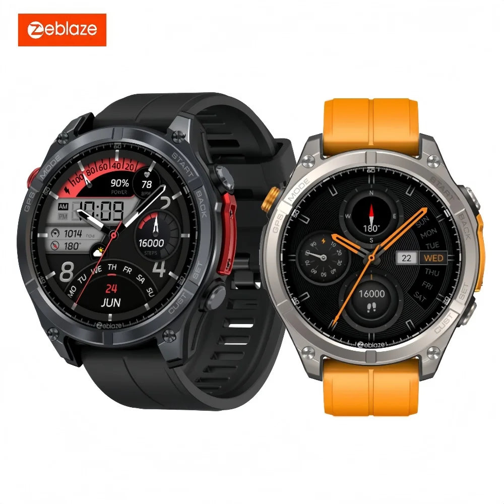 Active Smart Fit Zeblaze Stratos 4 — GPS, Compass, Altimeter, Flashlight & BT Call