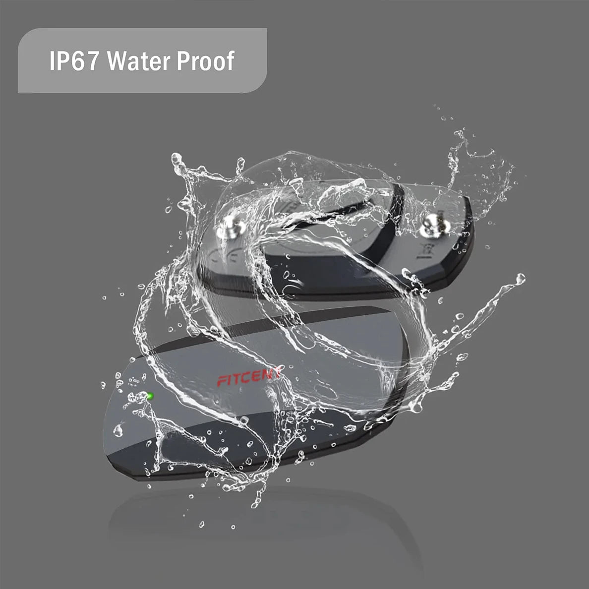 Heart Rate Monitor Chest Strap Bluetooth 5.0 ANT+ IP67 Waterproof Heart Rate Sensor Belt Real-Time Heart Rate Data and Runninng
