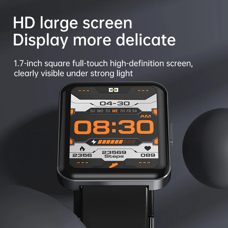Active Smart Fit Health Watch — Body Temp, Heart Rate & Blood Pressure Monitor