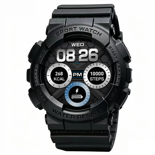 Active Smart Fit Korean Style Watch — BT Call, Fitness Tracker & Health Monitor