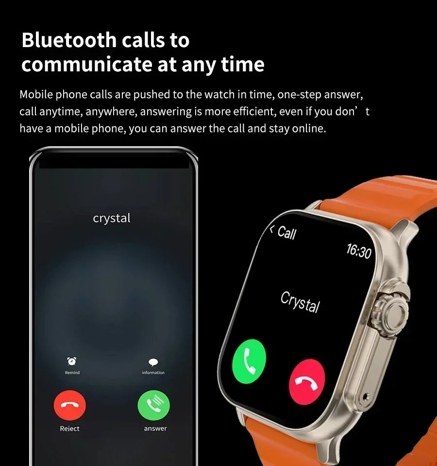 Active Smart Fit Elite Watch — AMOLED Screen, NFC, Compass & Health Monitor
