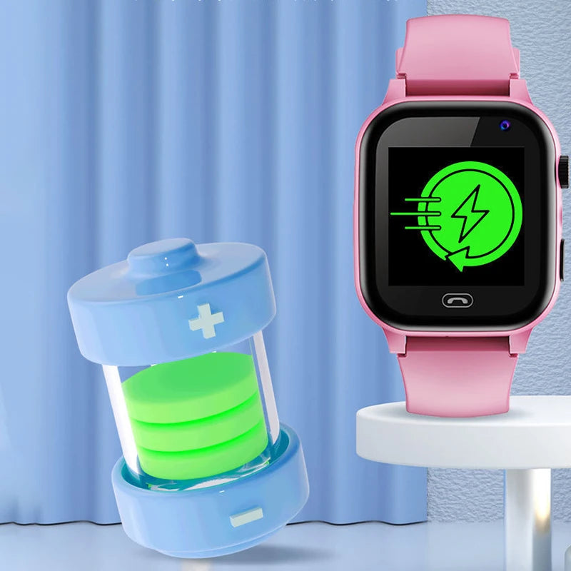 Active Smart Fit Kids 4G Watch — SOS GPS, Video Call, Camera & Waterproof