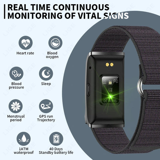 Active Smart Fit Smart Health Band — GPS Sport, Heart Rate & All-Day Fitness Tracker