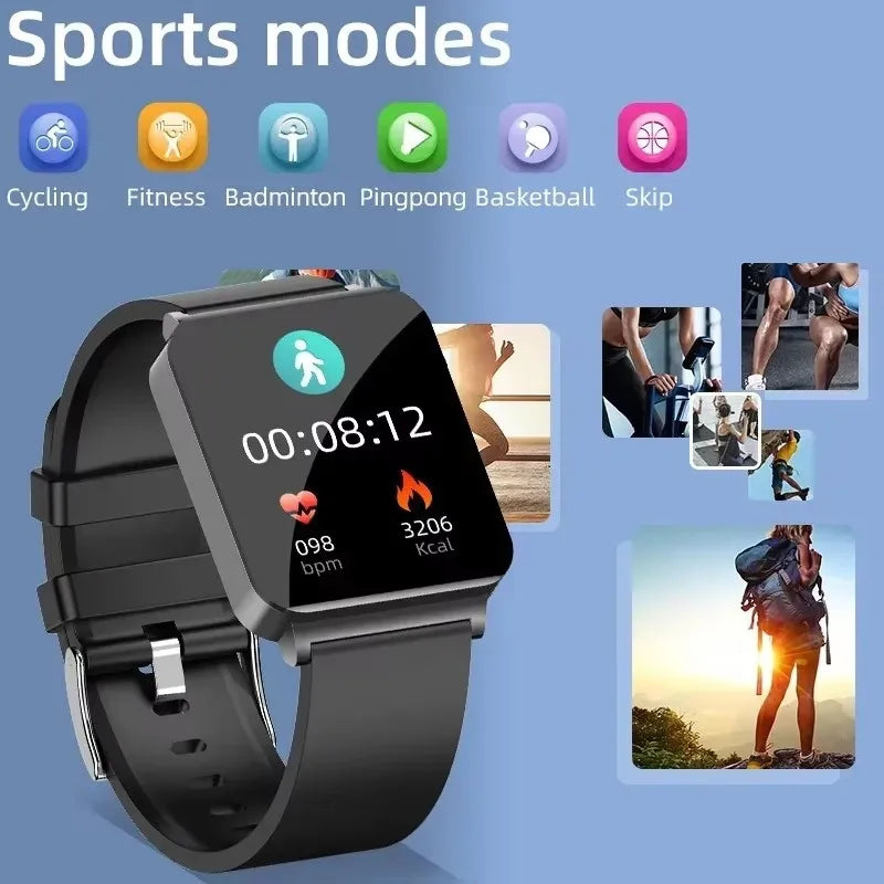 New ECG Heart Rate Smart Watch Men HD AMOLED Screen Sport Watches Uric Acid Blood Pressure Blood Lipid Health Smartwatch Women