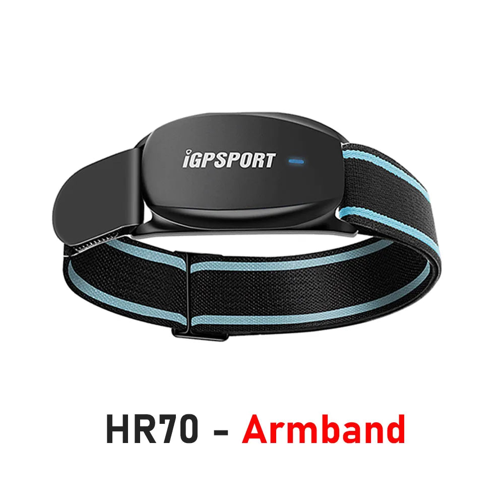 iGPSPORT HR70 Heart Rate Monitor Armband Fitness Running Sport Heart Rate Sensor Bluetooth ANT+ for Cycling Bike Computer BSC300