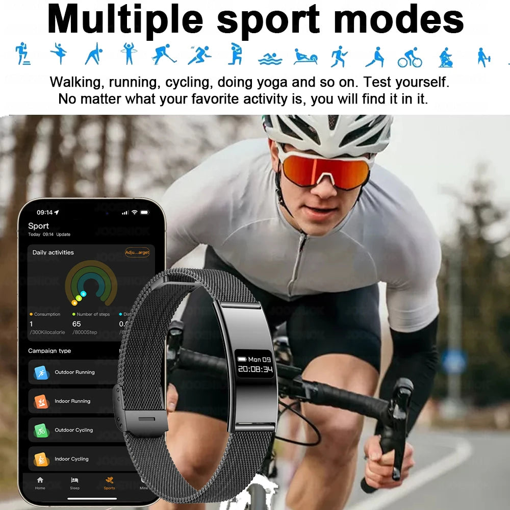Active Smart Fit Health Band — Heart Rate, Sleep Monitor, Waterproof & Sports Tracker