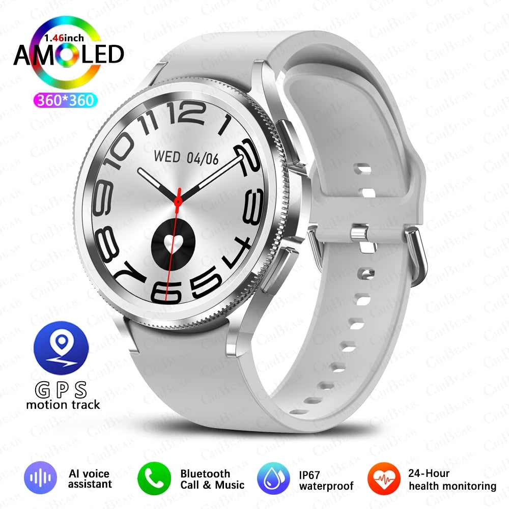 Active Smart Fit Classic Watch — Bluetooth Call, Full Touch Screen & Health Monitor