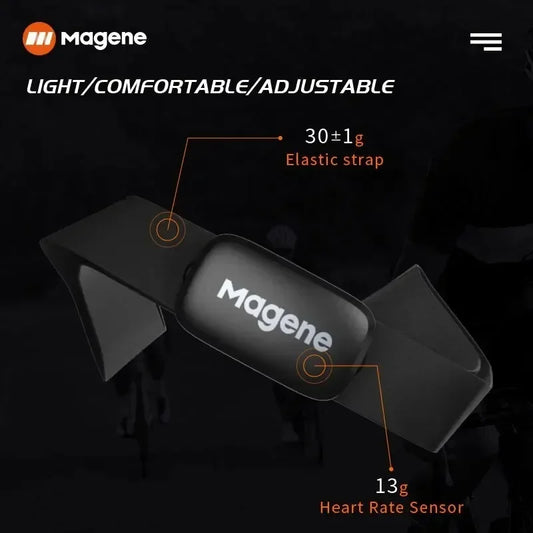 Heart rate sensor, frequency monitor, Ciaca sensor, double ANT mobile application, bluetooth with chest, bicycles, computers
