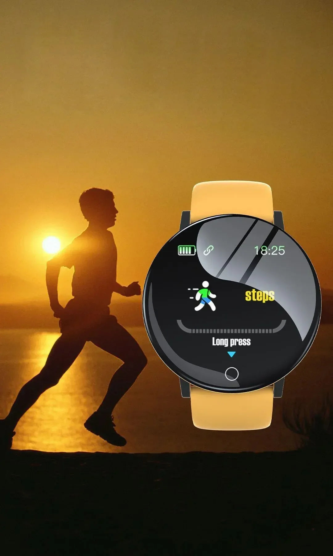 Active Smart Fit Women's Fitness Watch — Heart Rate, Sleep & Activity Tracker