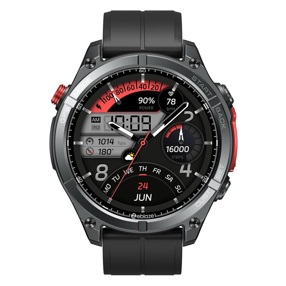 Active Smart Fit Zeblaze Stratos 4 — GPS, Compass, Altimeter, Flashlight & BT Call