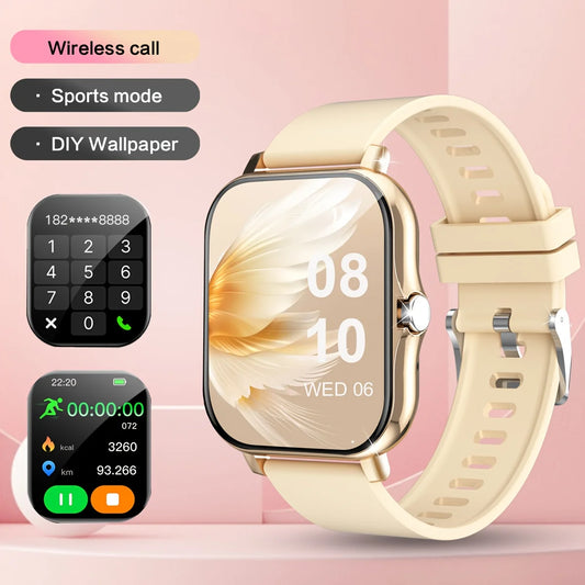 Active Smart Fit Luxe Watch — Touchscreen, Calls & Music for Men & Women
