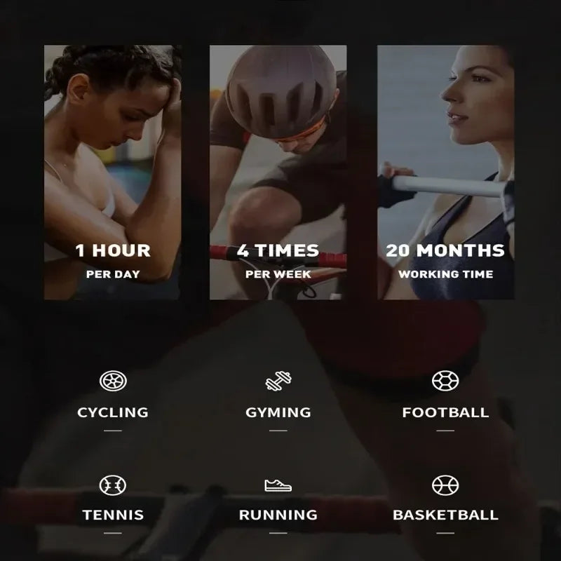Heart rate sensor, frequency monitor, Ciaca sensor, double ANT mobile application, bluetooth with chest, bicycles, computers