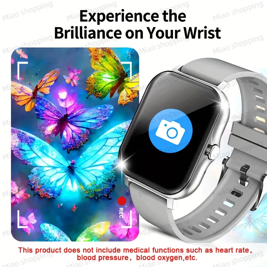 Active Smart Fit Luxe Watch — Touchscreen, Calls & Music for Men & Women