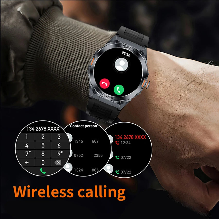 Active Smart Fit All-Day Watch — Heart Rate, BT Call, IP68 & 100+ Sport Modes