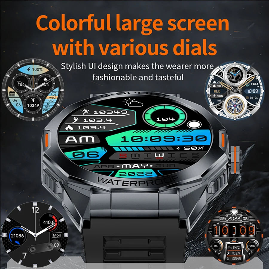 Active Smart Fit All-Day Watch — Heart Rate, BT Call, IP68 & 100+ Sport Modes