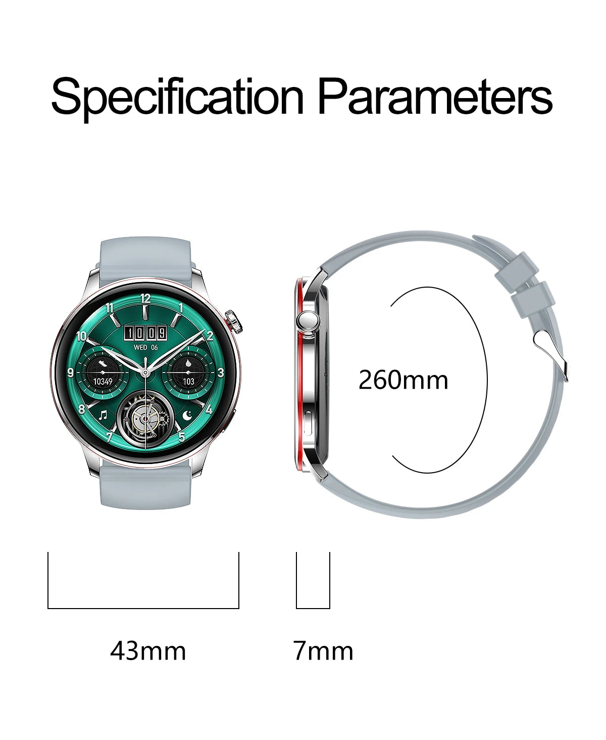 Active Smart Fit Voice Watch — Voice Assistant, BT Call, Music & Multi-Menu